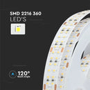 Cena par 1m_30W/m(2850Lm/m) 1.25A/m 60 LED Lente, V-TAC, ūdensnedroša IP20, 24V, neitrāli balta gaisma 4000K