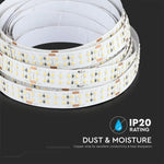 Cena par 1m_30W/m(2850Lm/m) 1.25A/m 60 LED Lente, V-TAC, ūdensnedroša IP20, 24V, neitrāli balta gaisma 4000K