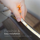 Cena par 1m_7W/m(830Lm/m) 0.42A/m 60 LED Lente, V-TAC, ūdensnedroša IP20, 24V, RGB krāsaina