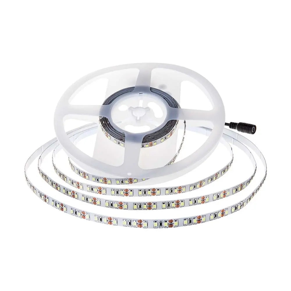 Cena par 1m_8W/m(1100Lm/m) 0.33A/m LED Lente, V-TAC, ūdensnedroša IP20, 24V, neitrāli balta gaisma 4000K