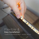 Pris för 1m_8W/m(1100Lm/m) 0.33A/m LED Tape, V-TAC, vattentät IP20, 24V, kallvitt ljus 6500K