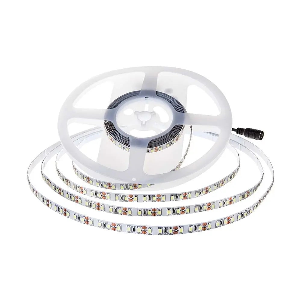 Cena par 1m_12W/m(1680Lm/m) 0.5A/m LED Lente, V-TAC, ūdensnedroša IP20, 24V, auksti balta gaisma 6500K