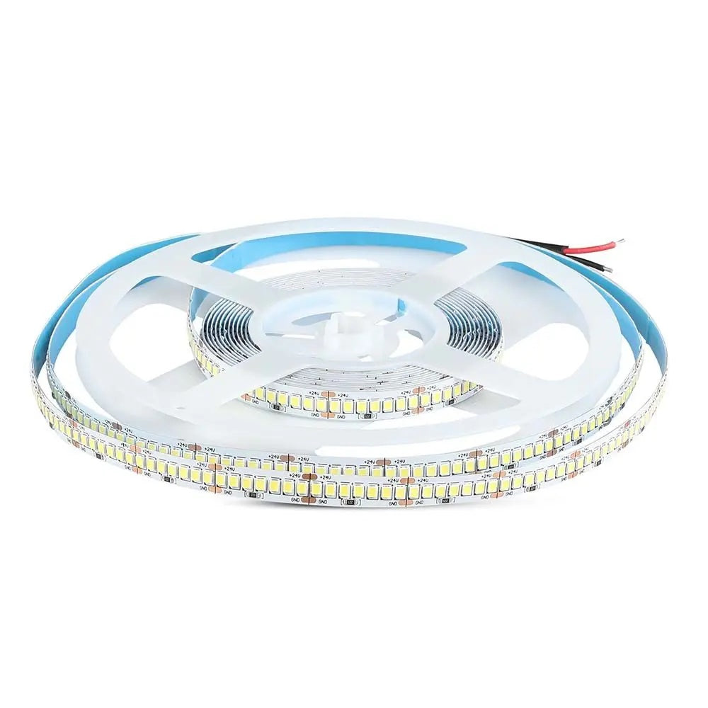 Cena par 1m_18W/m(2430Lm/m) 0.75A/m LED Lente, V-TAC, ūdensnedroša IP20, 24V, silti balta gaisma 3000K