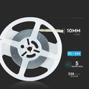 Cena par 1m_18W/m(2430Lm/m) 0.75A/m LED Lente, V-TAC, ūdensnedroša IP20, 24V, silti balta gaisma 3000K