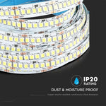 Cena par 1m_18W/m(2430Lm/m) 0.75A/m LED Lente, V-TAC, ūdensnedroša IP20, 24V, neitrāli balta gaisma 4000K