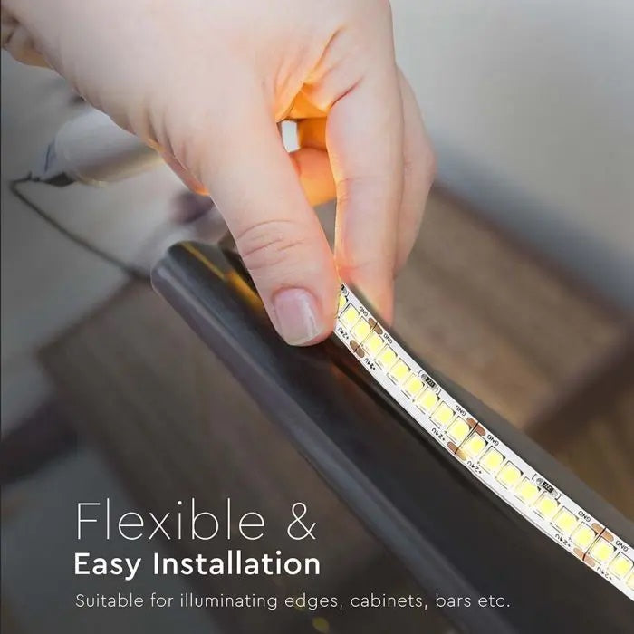 Цена за 1м18Вт/м(2430Лм/м) 0,75А/м 238 Светодиодная лента, V-TAC, водонепроницаемость IP20, 24В, холодный белый свет 6400К