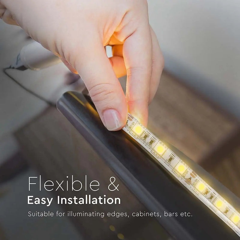 Hind 10m_8W/m(750Lm/m) 0.31A/m LED lint, V-TAC, veekindel IP65, 24V, külmvalge valgus 6400K