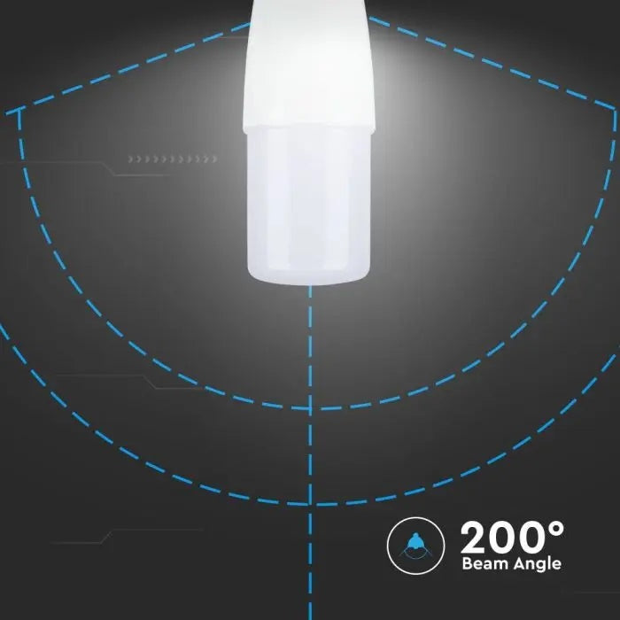 E14 7.5W(660Lm) LED Bulb V-TAC SAMSUNG, T37, IP20, cold white light 6500K