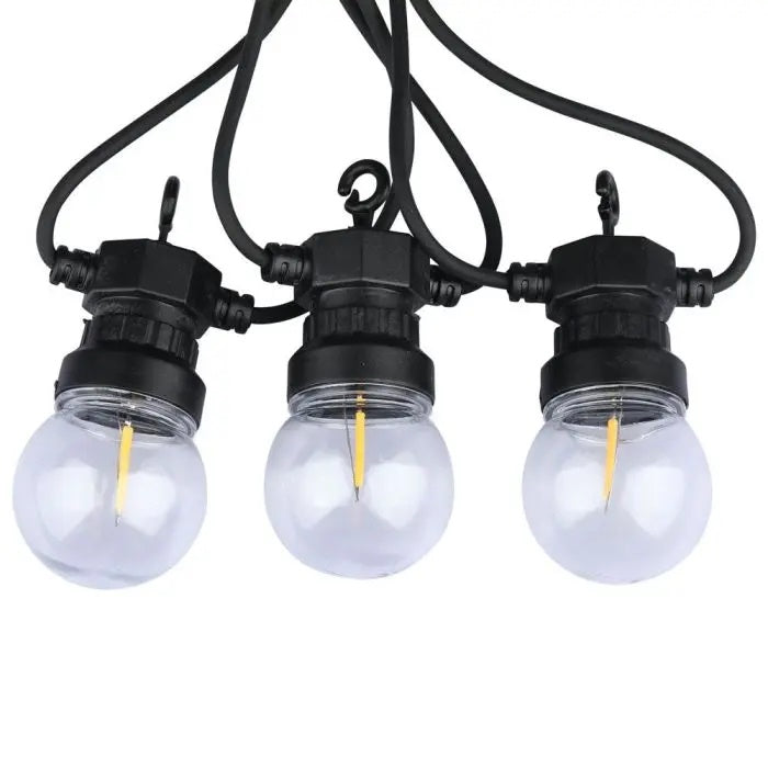 5m 0.4W/bulb(550Lm) LED string, V-TAC, IP44, 270°, warm white light 3000K