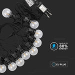 5m LED valgusvihik 10 pirniga iga 50cm tagant 0.4W/pirn (550Lm), V-TAC, IP44, 270°, soe valge valgus 3000K