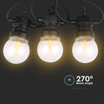 5m LED valgusvihik 10 pirniga iga 50cm tagant 0.4W/pirn (550Lm), V-TAC, IP44, 270°, soe valge valgus 3000K