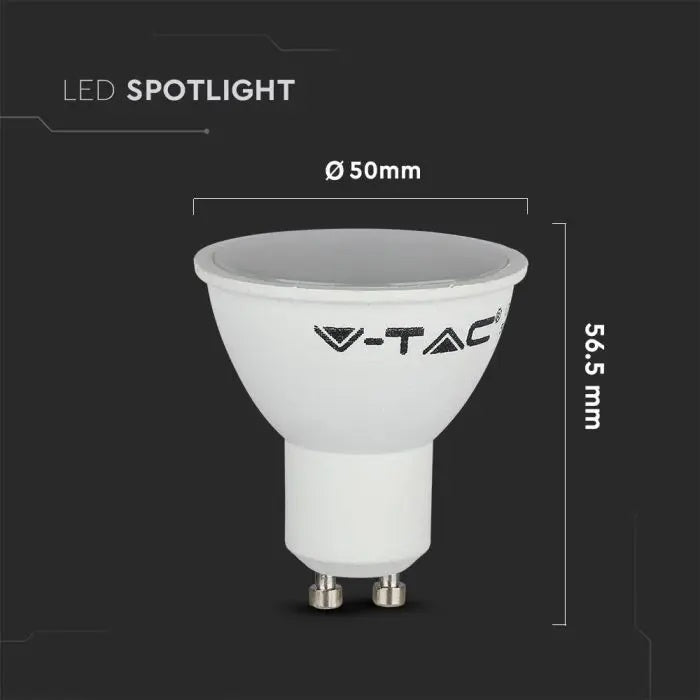 GU10 5.5W(420Lm) Bulb, with RF, V-TAC,IP20, RGB+3000K