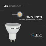 GU10 5.5W(420Lm) Bulb, with RF, V-TAC,IP20, RGB+3000K