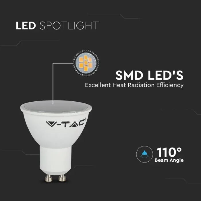 GU10 5.5W(420Lm) Bulb, with RF, V-TAC,IP20, RGB+3000K