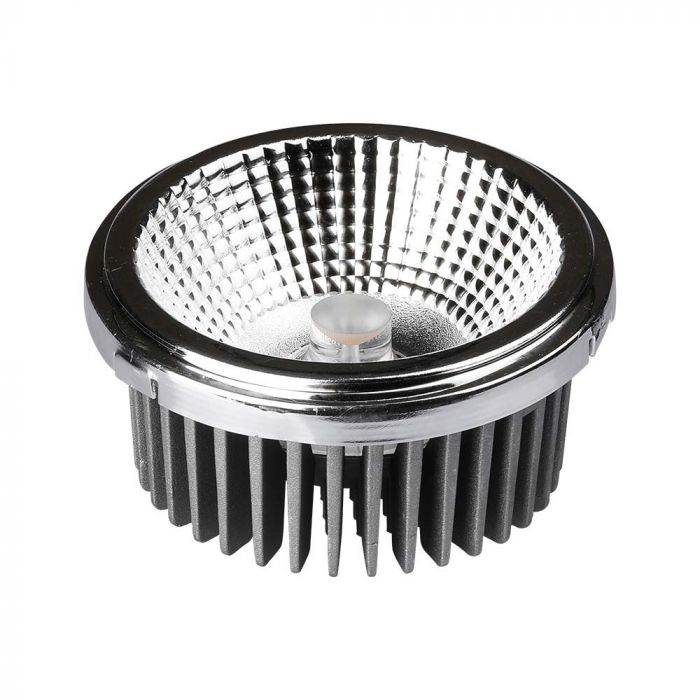 Светодиодная лампа AR111 20W(1800) с отражателем и изменяемым углом луча 40-20°, IP20, холодный белый 6400K