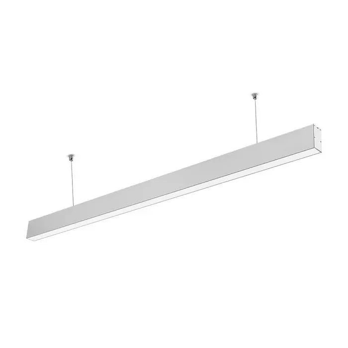 40W(3300Lm) LED iekarams lineārais gaismeklis, V-TAC SAMSUNG, IP20, sudraba, neitrāli balta gaisma 4000K