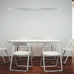 119,4cm_40W(3300Lm) LED iekarams lineārais gaismeklis, V-TAC SAMSUNG, IP20, sudraba, neitrāli balta gaisma 4000K