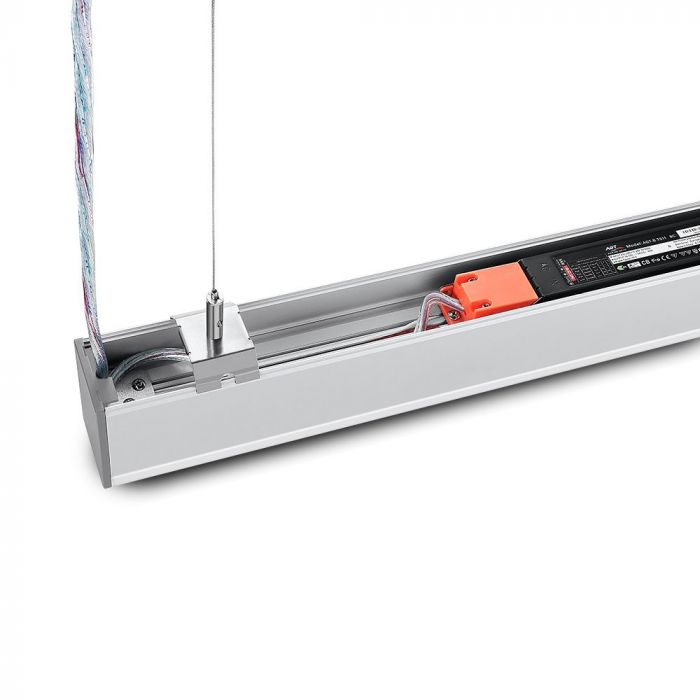 40W(3590Lm) LED Linjär armatur, pendel, vit, V-TAC SAMSUNG, dimbar, garanti 5 år, neutralvit 4000K