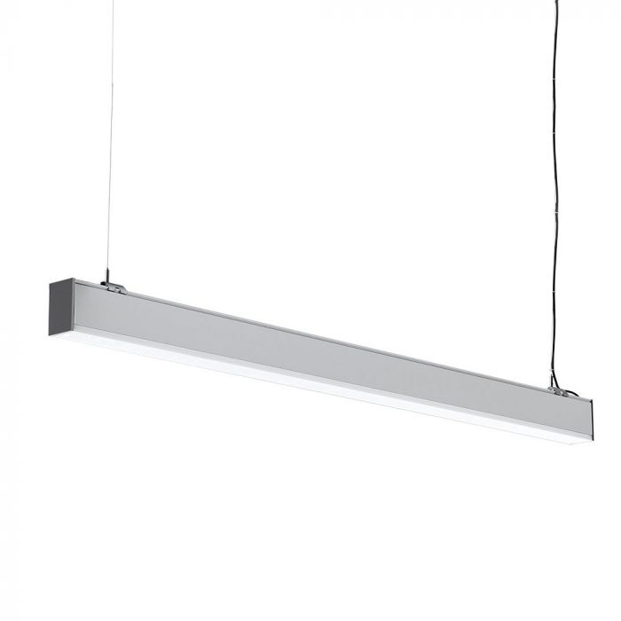 40W(3590Lm) LED lineaarne valgusti, rippvalgusti, valge, V-TAC SAMSUNG, timmitav, garantii 5 aastat, neutraalne valge 4000K