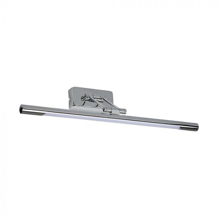 8W(580Lm) LED-vägglampor 50cm, kromad metall, V-TAC, IP20, neutralvit 4000K