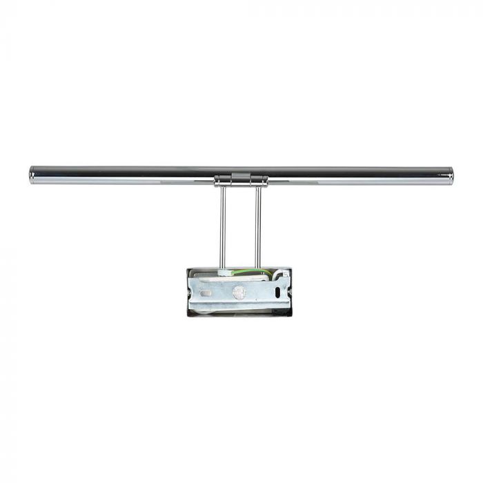 8W(580Lm) LED-vägglampor 50cm, kromad metall, V-TAC, IP20, neutralvit 4000K