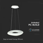 38W(3900Lm) LED-armatur, rund, ljusskiftande, V-TAC, dimbar