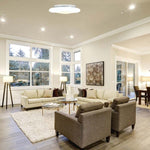 22W (2150Lm) LED V-TAC design round dome light with remote control, 3IN1, V-TAC, white, square, IP20, dimmable, warranty 3 years