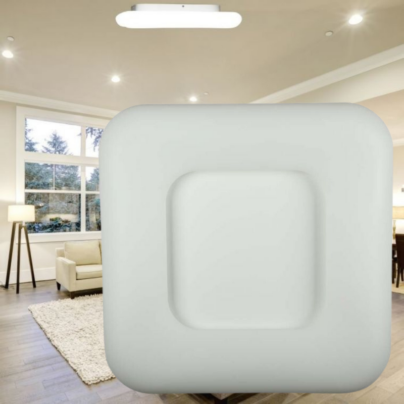 25W (2500Lm) LED V-TAC design square dome light with remote control, 3IN1, V-TAC, white, square, IP20, dimmable, warranty 3 years