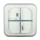 40W (4000Lm) LED V-TAC dizaina kvadrāta kupola gaismeklis ar tālvadības pulti, 3IN1, V-TAC, balts, kvadrāta, IP20, dimmējams, garantija 3 gadi