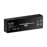 12W(850Lm) LED-vägglampor 64cm, kromad metall, V-TAC, IP20, varmvit 30000K