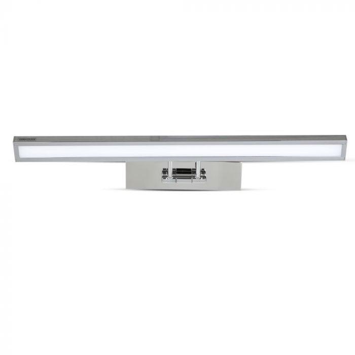 8W(380Lm) LED Spoguļa gaismeklis 45.5cm, V-TAC, IP20, hroma, neitrāli balta gaisma 4000K