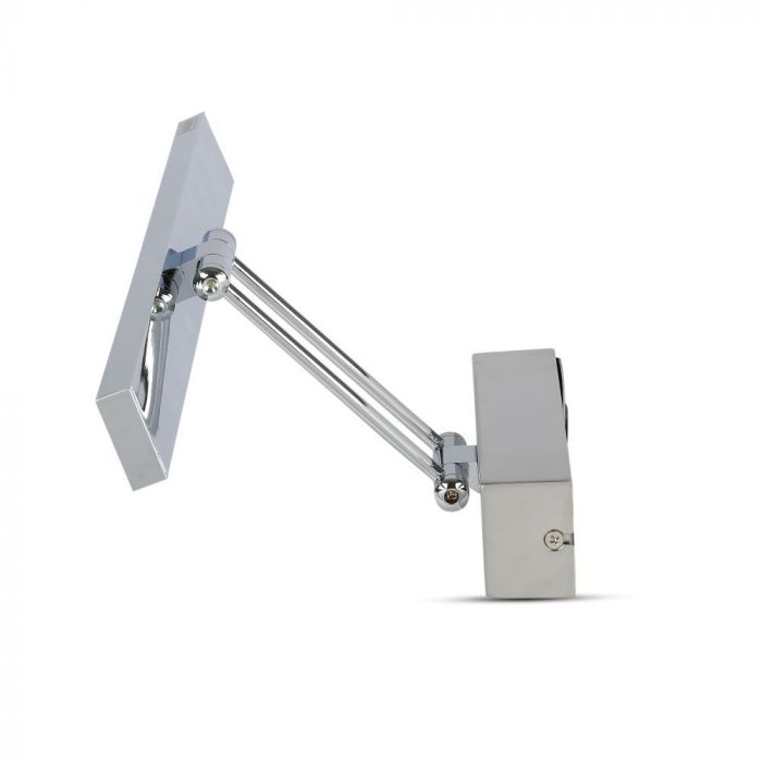 8W(380Lm) LED-spegelarmatur 45,5cm, V-TAC, IP20, krom, neutralvit 4000K