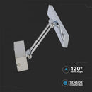 8W(380Lm) LED-spegelarmatur 45,5cm, V-TAC, IP20, krom, varmvit 3000K