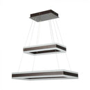 113W (6300Lm) LED pendant light with 2 rings, V-TAC, dimmable, 600x1200mm, warm white light 3000K