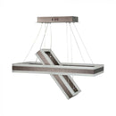 113W (6300Lm) LED pendant light with 2 rings, V-TAC, dimmable, 600x1200mm, warm white light 3000K
