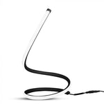 20W(1840Lm) LED galda lampa, V-TAC, IP20, melna, silti balta gaisma 3000K