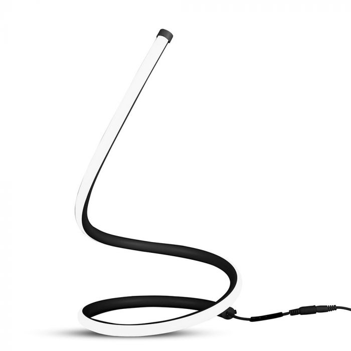 20W(1840Lm) LED galda lampa, V-TAC, IP20, melna, silti balta gaisma 3000K