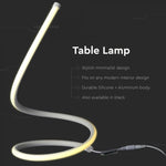 20W(1840Lm) LED dizaina galda lampa, V-TAC, IP20, balta, silti balta gaisma 3000K