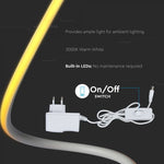 20W(1840Lm) LED dizaina galda lampa, V-TAC, IP20, balta, silti balta gaisma 3000K