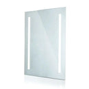 42W(100Lm) Bathroom mirror with integrated LED luminaire, V-TAC, rectangular, chrome-plated, 800x600x35mm IP44, with anti-glare surface, cool white light 6400K