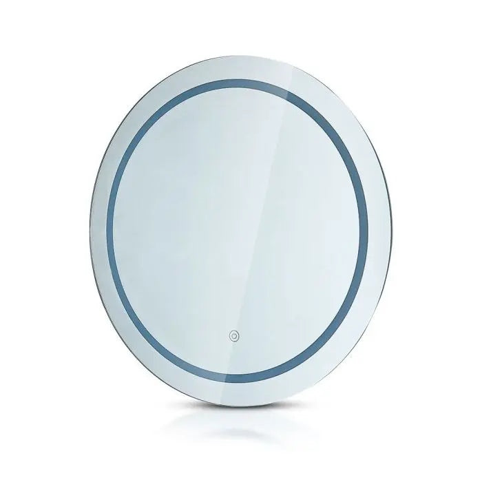25W(85Lm) Bathroom mirror with integrated LED luminaire, V-TAC, round, chrome-plated, with touch switch, 600x35mm IP44, with anti-glare surface, 3in1