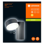 8W(440Lm) LEDVANCE LED fasadarmatur, IP44, grå, 5 års garanti, varmvit 3000K