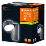 8W(440Lm) LEDVANCE LED fasadarmatur, IP44, grå, 5 års garanti, varmvit 3000K