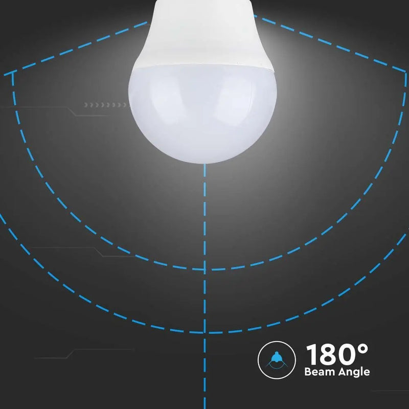 E27 3.7W(320Lm) LED Bulb, G45, V-TAC, IP20, warm white light 3000K