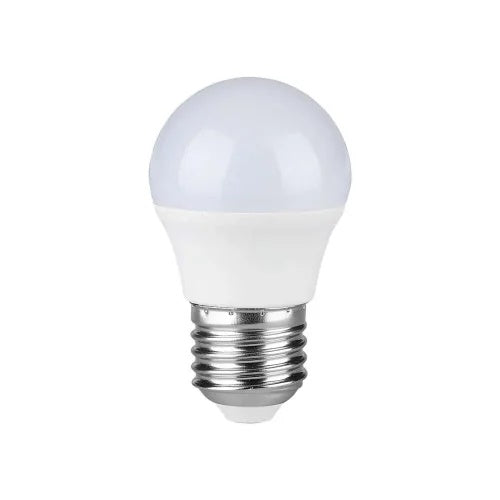 E27 3.7W(320Lm) LED Spuldze, G45, V-TAC, IP20, neitrāli balta gaisma 4000K