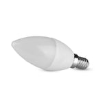 E14 4,5W (470Lm) LED-lampa, V-TAC, IP20, ljusformad, varmvitt ljus 3000K