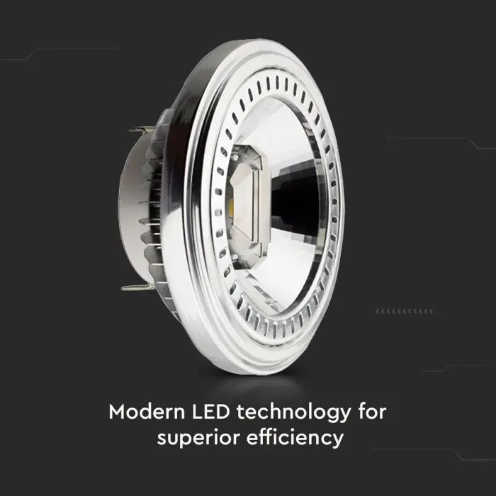 AR111 12W(1159Lm) LED-lampa, V-TAC, GX53, IP20, 12V, neutralvit 4000K