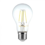 E27 6W(600Lm) LED Filament Bulb, A60, IP20, V-TAC, warm white light 3000K