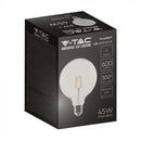 E27 6W(600Lm) LED Filament Bulb, G125, V-TAC, IP20, warm white light 3000K