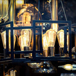 E27 4W(440Lm) LED лампа Filament Amber Retro, ST64, V-TAC, IP20, теплый белый свет 2700K